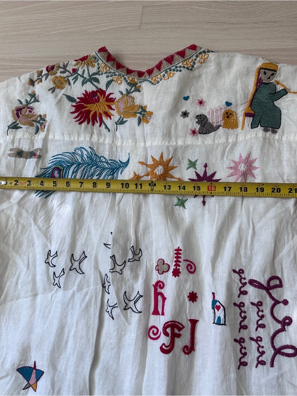 Johnny Was Mishti MIDI Linen Dress - Picture 8 of 9
